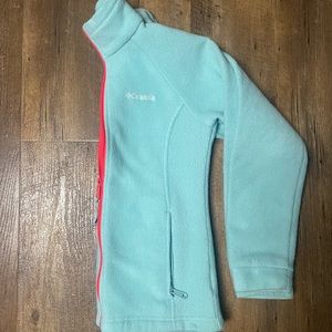 Youth M Columbia fleece zip up